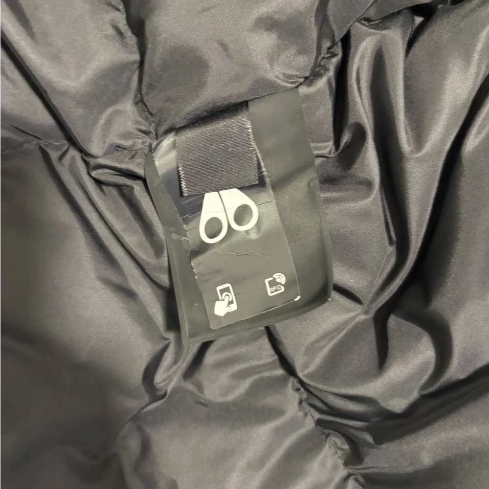 Moose Knuckles Black Ski Jacket with Fur Hood - Picture 7 of 16